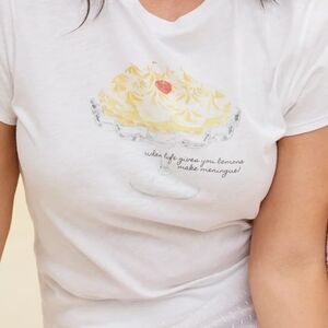 🪷NWT Aerie Short Sleeve Vintage T-Shirt In Sparkling White, Size 2XL